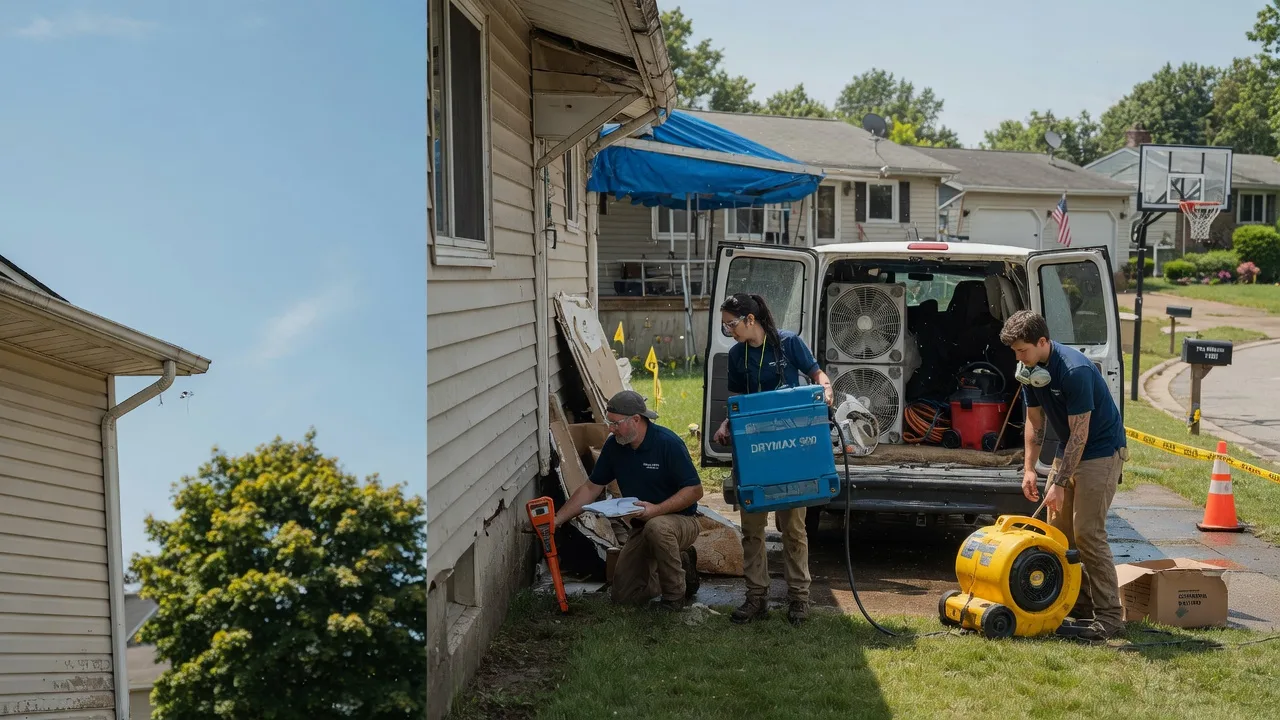 Ceiling Leak Cleanup in Wrightsville, PA near me