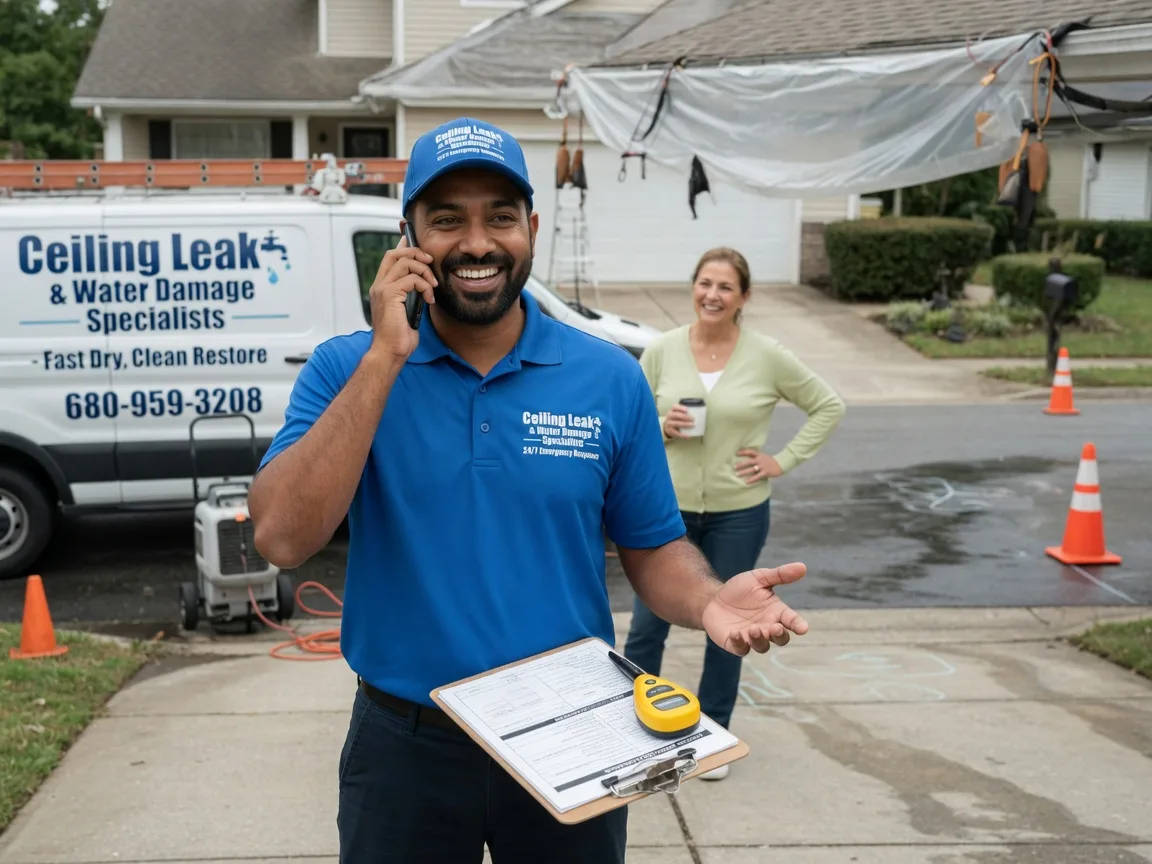 Ceiling Leak Cleanup Wrightsville, PA FAQs
